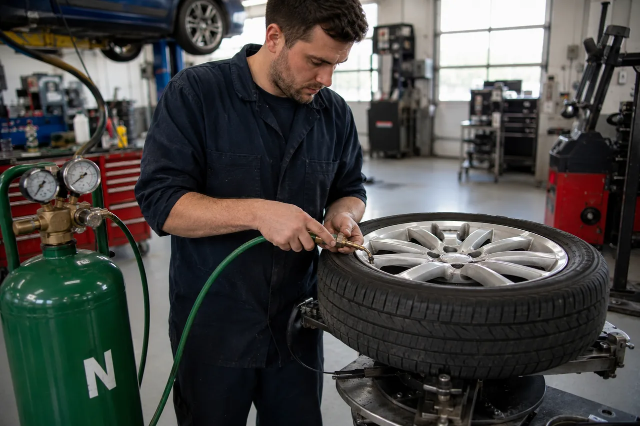 Nitrogen Tire Inflation at Big O Tires Nanaimo