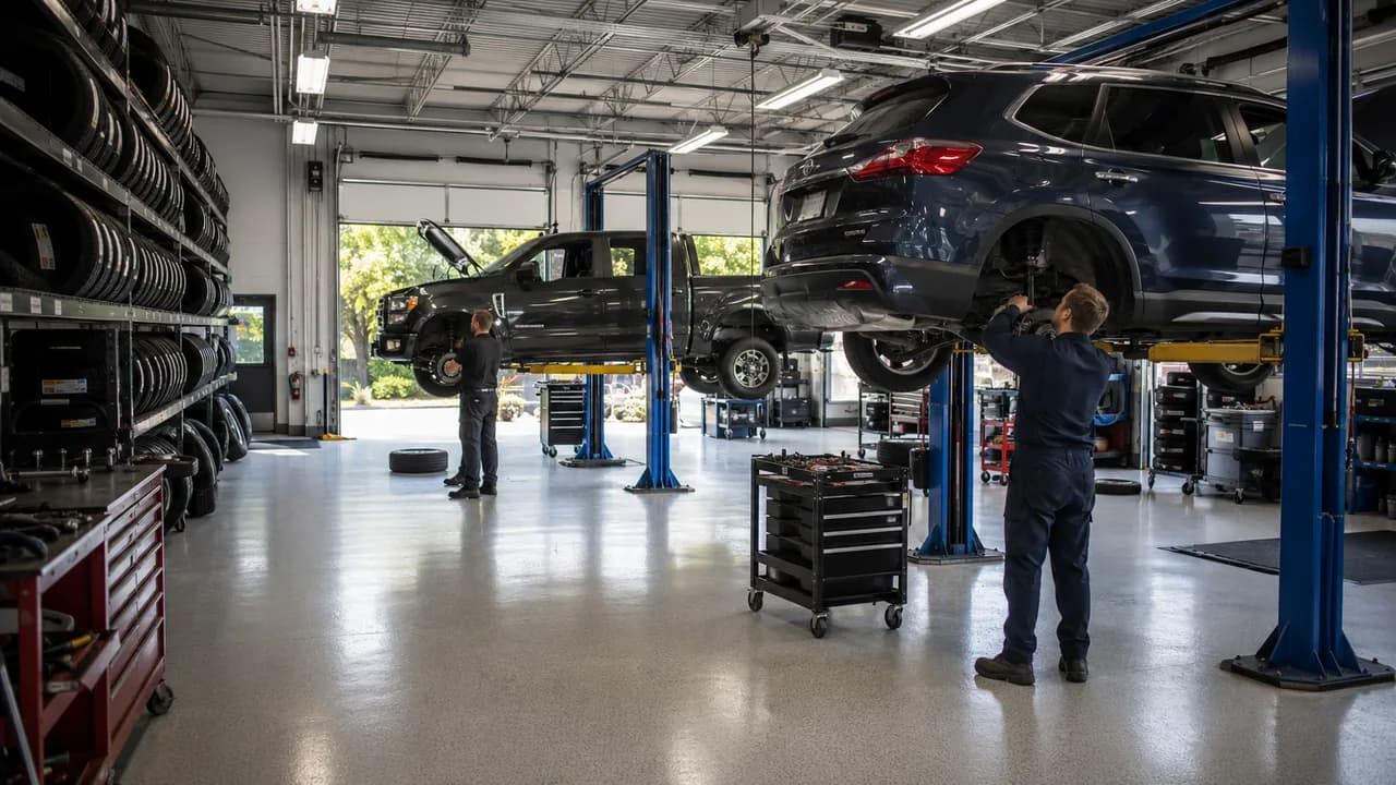 General auto service at Big O Tires Nanaimo